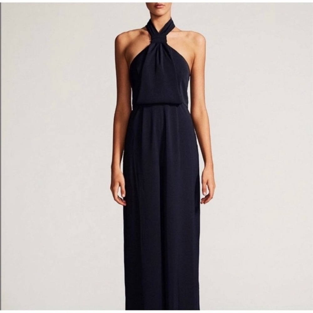 Shona Joy Core Knot Navy Jumpsuit - Size 6